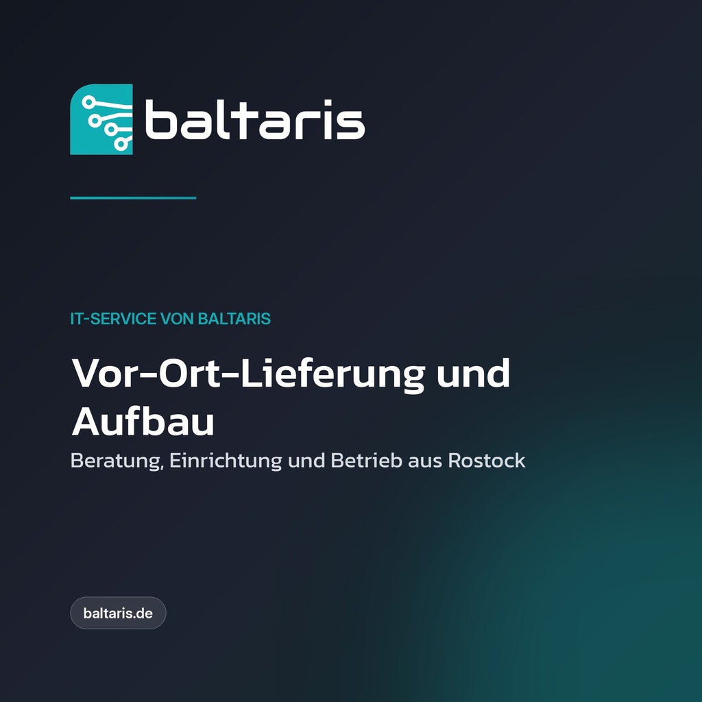Vor-Ort-Lieferung & Aufbau