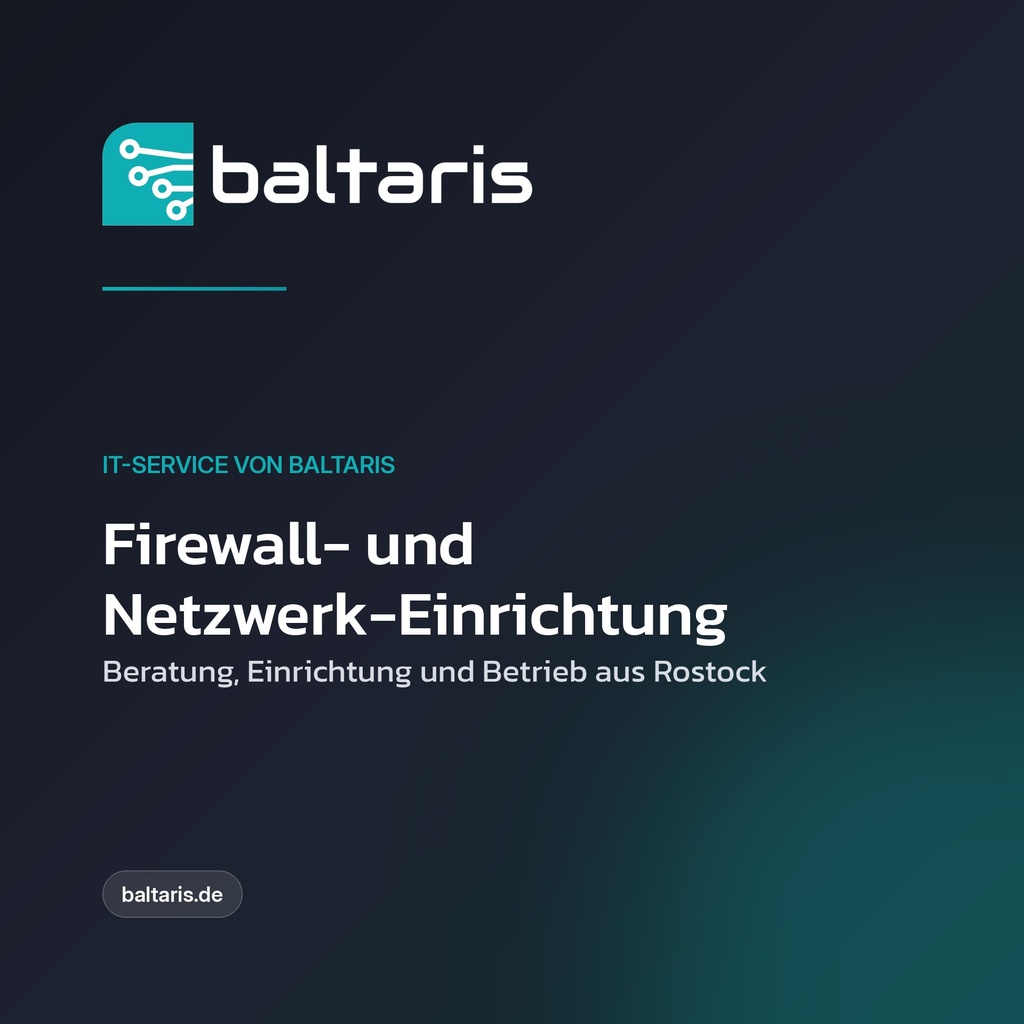 Firewall- & Netzwerk-Einrichtung