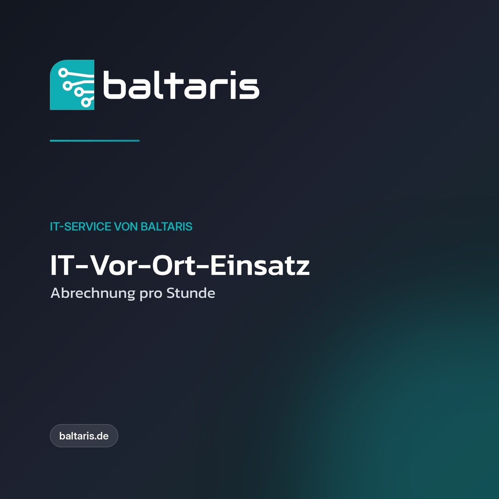 IT-Vor-Ort-Einsatz (pro Stunde)