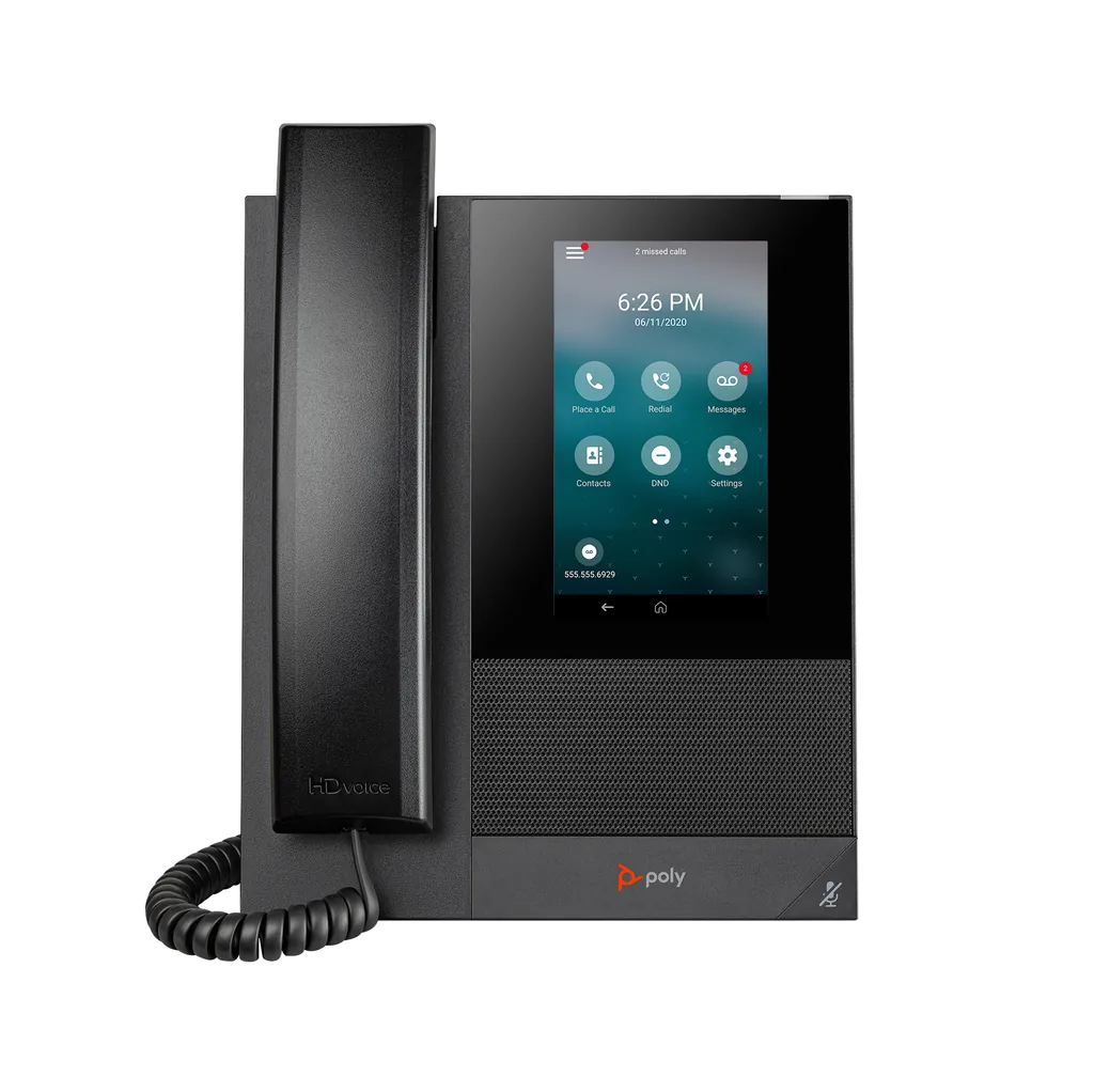 HP Poly CCX 400 | SIP VoIP-Telefon | Zoom | PoE