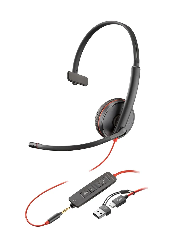 [PCS8710195] HP Blackwire 3215 | Mono Headset | USB-C