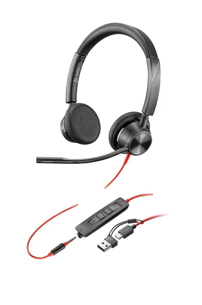 [PCS8710189] HP Poly Blackwire 3325 | Stereo Headset | USB-C