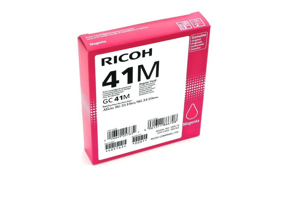 RICOH Tintenpatrone Magenta | 405763 | 2200 Seiten