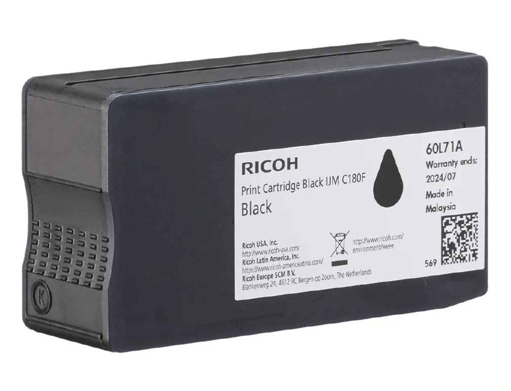[PCS8977272] RICOH IJM C180F | Tintenpatrone Schwarz | 2000 S.