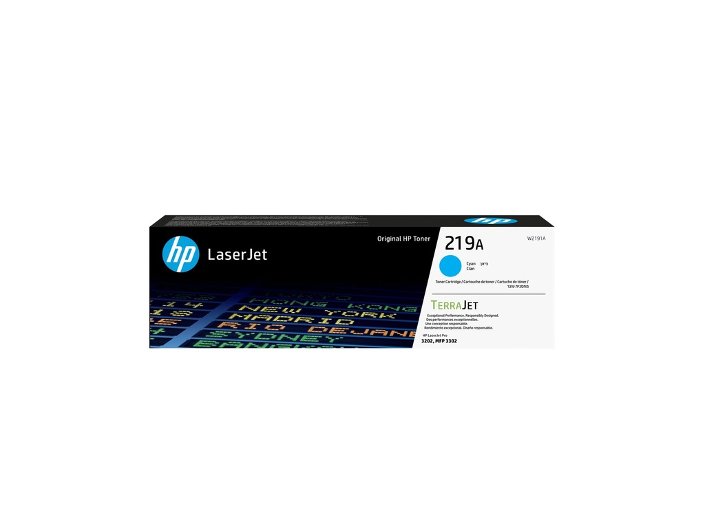 HP 219A Cyan Original LaserJet Toner Cartridge
