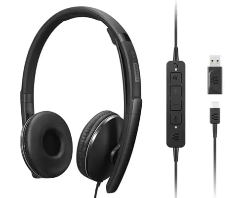 Lenovo Gen 2 Headset | USB-C | On-Ear Stereo