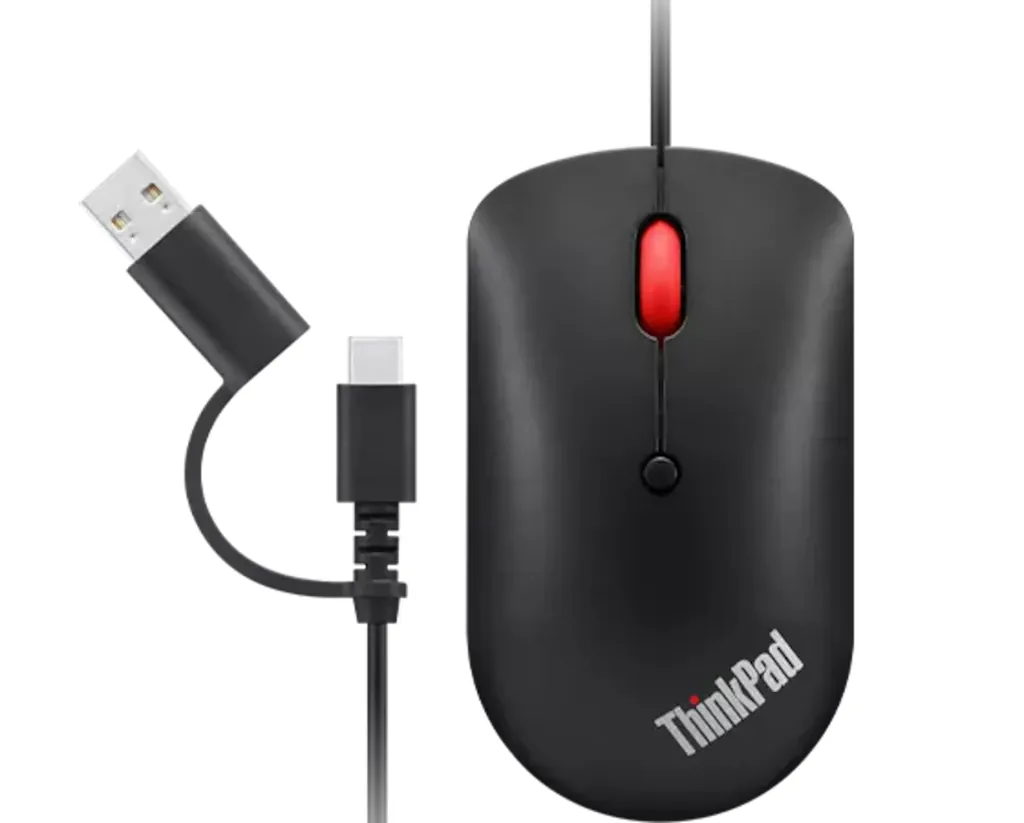 Lenovo ThinkPad Maus | USB-C Kabel | 2400 dpi