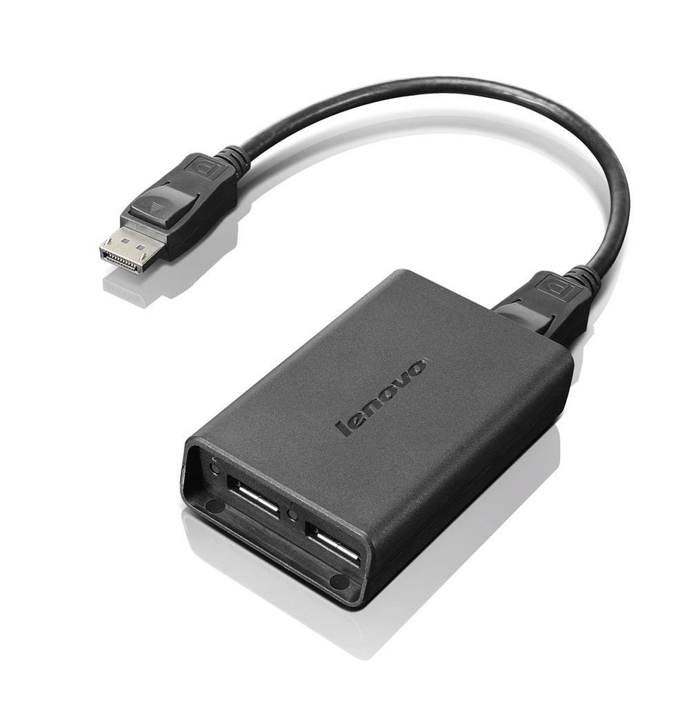 Lenovo DP auf Dual-DP Adapter | 1x2 DisplayPort