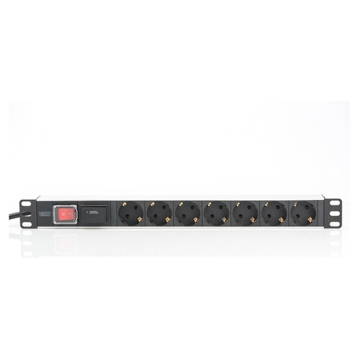 Digitus 19" Steckdosenleiste 1U | 7-fach | 16A 250V