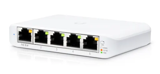 UBIQUITI UniFi Flex Mini | 5-Port Gigabit Switch | PoE+ Powered