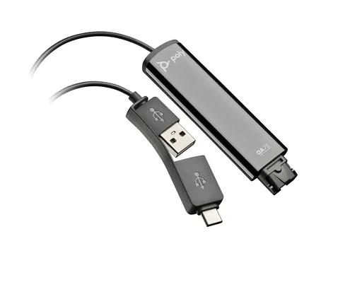 HP Poly DA75 | USB-C Headset Adapter | QD-Anschluss