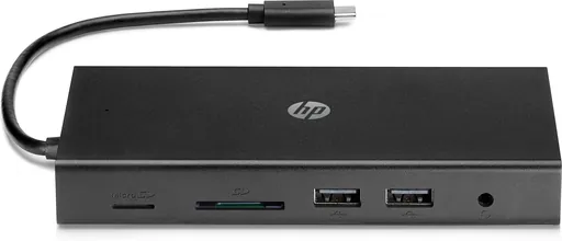 HP USB-C Multi Port Hub | 7-in-1 Reisehub | VGA+HDMI