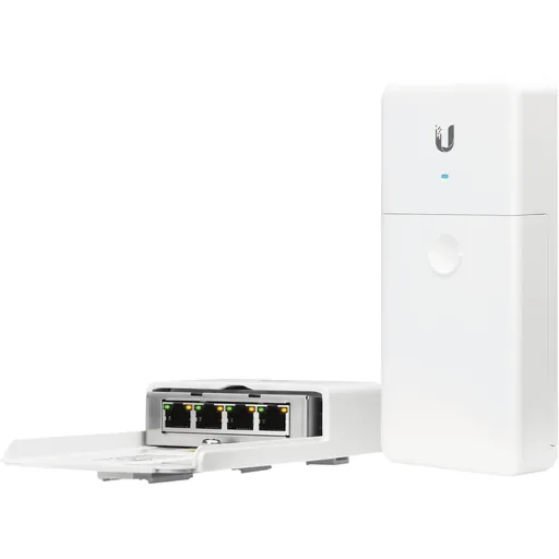 UBIQUITI NanoSwitch N-SW | 4-Port PoE Switch | Outdoor Gigabit