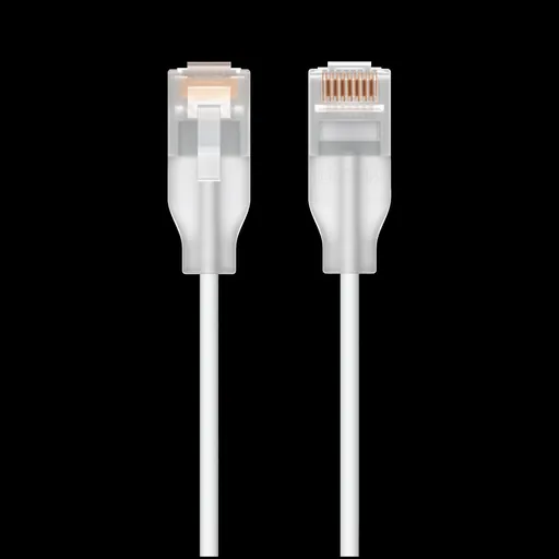 UBIQUITI UniFi Etherlighting Patch | CAT6 2m weiß | PoE++ nano-dünn