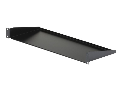 STARTECH.COM 1HE 19 Zoll Universal Fachboden für Serverschrank oder Rack aus Stahlblech in Schwarz m