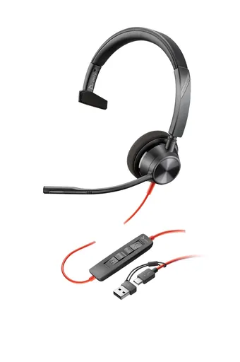 HP Poly Blackwire 3310 | Mono USB-C Headset | 103 g