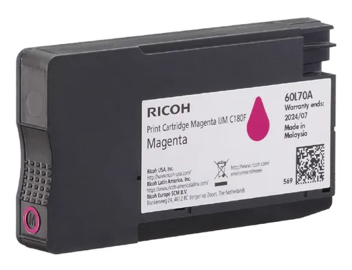 RICOH 408519 | Magenta Tintenpatrone | 1.600 Seiten