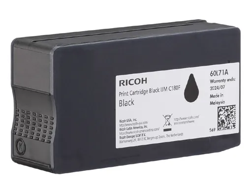 RICOH IJM C180F | Tintenpatrone Schwarz | 2000 S.